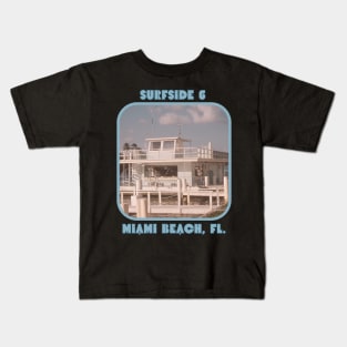 Retro Photo Surfside 6 Miami Beach Kids T-Shirt